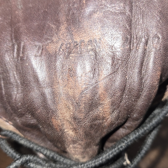 Danner Brown Leather Boots Grunge Ready Leather Old School 10.5 Mens Work Boot - Picture 10 of 11